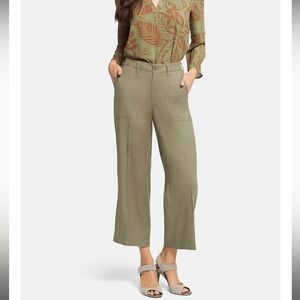 NYDJ Women's 100% Cotton Gauze Wide-Leg Pants Size 10